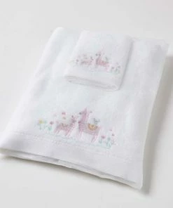 PILBEAM BATH TOWEL & WASHER LLAMA