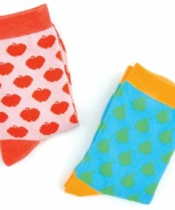 K STYLE SOCKS 6-7 FRUITY