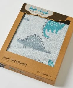 PILBEAM JACQUARD BLANKET BABY DINO