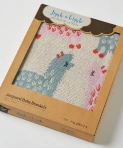 PILBEAM JACQUARD BLANKET LLAMA