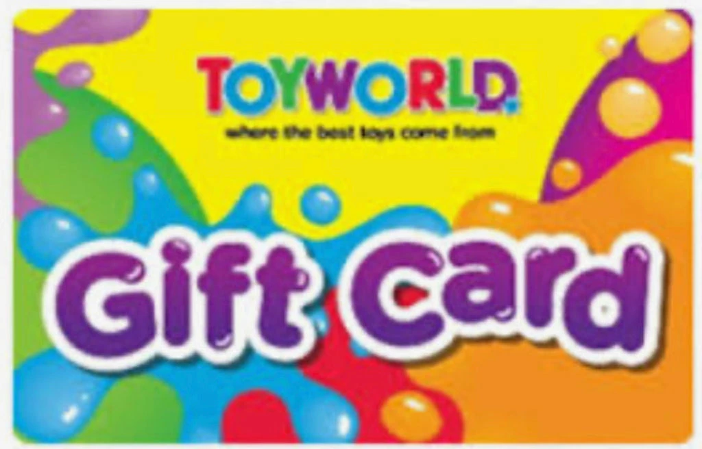 $200.00 TOYWORLD GIFT CARD 1 $200.00 TOYWORLD GIFT CARD