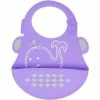 M&M BABY BIB LILAC WILLO WHALE