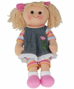 RAGDOLL YD967 LEXI GREY DRESS W RAINBOW