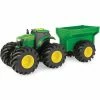 JD MONSTER TREADS TRACTOR AND WAGON