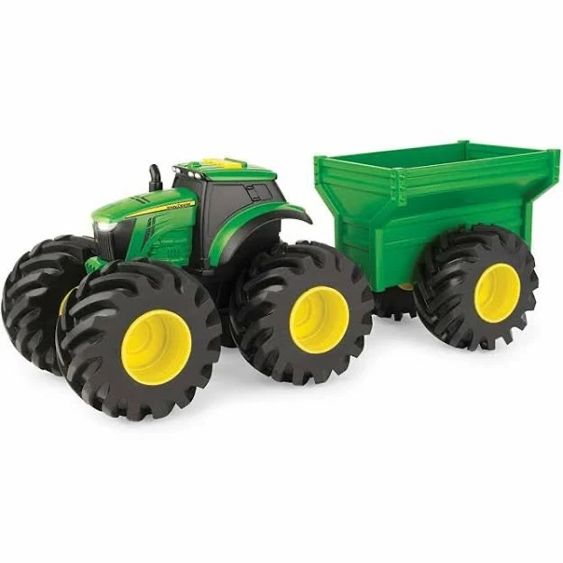 JD MONSTER TREADS TRACTOR AND WAGON 1 JD MONSTER TREADS TRACTOR AND WAGON