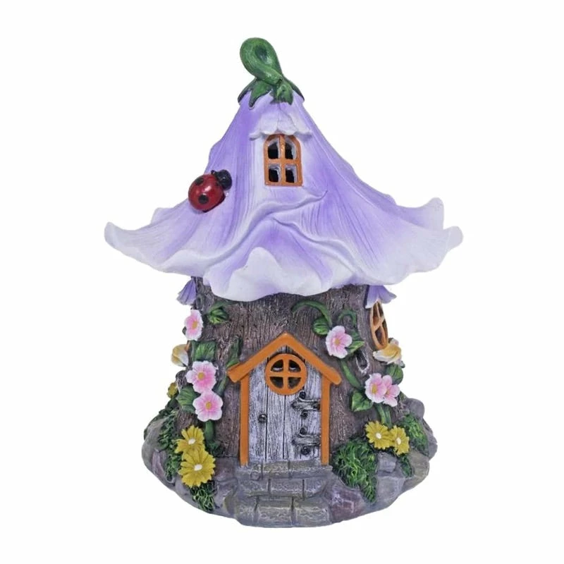 FAIRY NIGHT LIGHT PURPLE FLOWER HOUSE 1 FAIRY NIGHT LIGHT PURPLE FLOWER HOUSE