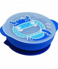 M&M SUCTION BOWL BLUE LUCAS HIPPO