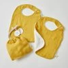 PILBEAM DBL MUSLIN BIBS 2PK HONEY
