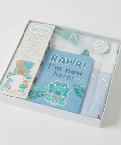 PILBEAM MILESTONE MUSLIN SET DINOSAUR