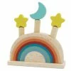 WOODEN CALM & BREEZY POP UP TOY RAINBOW