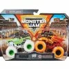 MONSTER JAM 1:64 2 PK VEHICLE AST