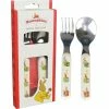 BUNNYKINS SPOON & FORK SET PLAYING DESIG