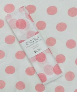 ES KIDS MUSLIN WRAP DOT PINK