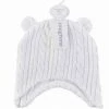SNUGTIME CABLE EARMUFF BEANIE CREAM MED
