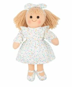 RAGDOLL YD1039 ELISE SPOTTED WHITE DRESS