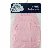BIG SOFTIES 3 PK BABY HATS PINK
