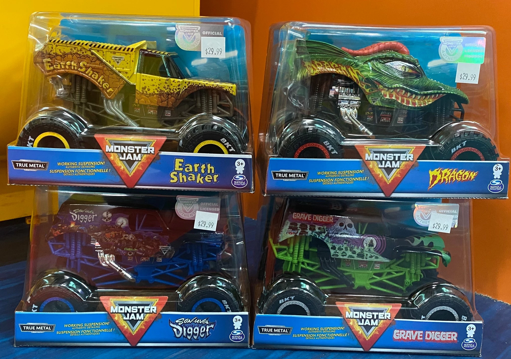 MONSTER JAM 1:24 D/C TRUCKS COLLECT AST 1 MONSTER JAM 1:24 D/C TRUCKS COLLECT AST