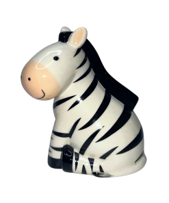 MONEY BOX SITTING ZEBRA