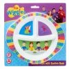 THE WIGGLES SECTION PLATE WITH SUCTION