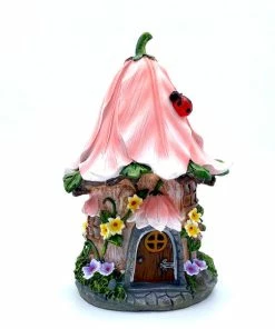FAIRY NIGHT LIGHT CORAL FLOWER HOUSE