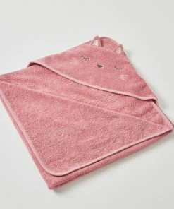 PILBEAM BABY HOODED TOWEL FLUER CAT