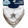 BIG SOFTIES 3 PK BANDANA BIBS UNI STAR