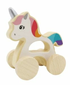 WOODEN CALM & BREEZY UNICORN CAR