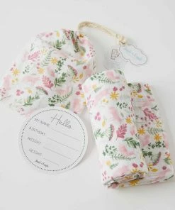 PILBEAM MUSLIN WRAP & ARRIVAL CARD EARTH
