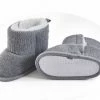SNUGTIME BOOT KNITTED DINO GREY SIZE 5