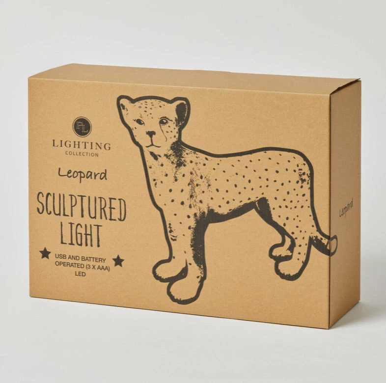 SCULPTURED LIGHT BAT/USB LEOPARD 3 SCULPTURED LIGHT BAT/USB LEOPARD - Image 3