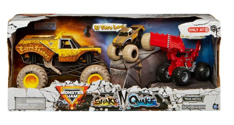 MONSTER JAM SHAKE N QUAKE 3 PK 1 MONSTER JAM SHAKE N QUAKE 3 PK