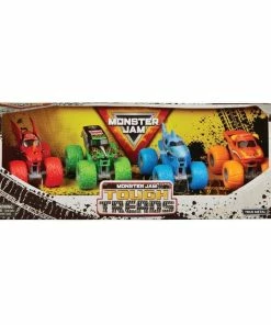 MONSTER JAM 1:64 4PK TOUGH TREADS