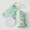 PILBEAM MUSLIN WRAP & ARRIVAL CARD DINO