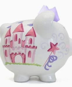 PIGGYBANK FANCY FAIRY CASTLE