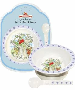 BUNNYKINS SUCTION BOWL & SPOON STARS BLU