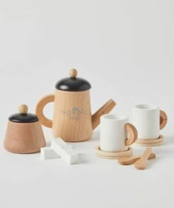 PILBEAM WOODEN TEA SET