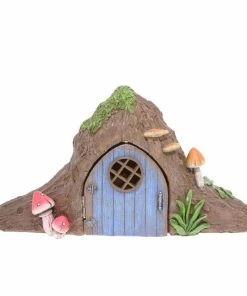 CHLOES GARDEN FAIRY HOUSE HOBBIT STUMP H