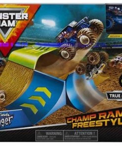 MONSTER JAM 1:64 STUNT PLAYSET AST